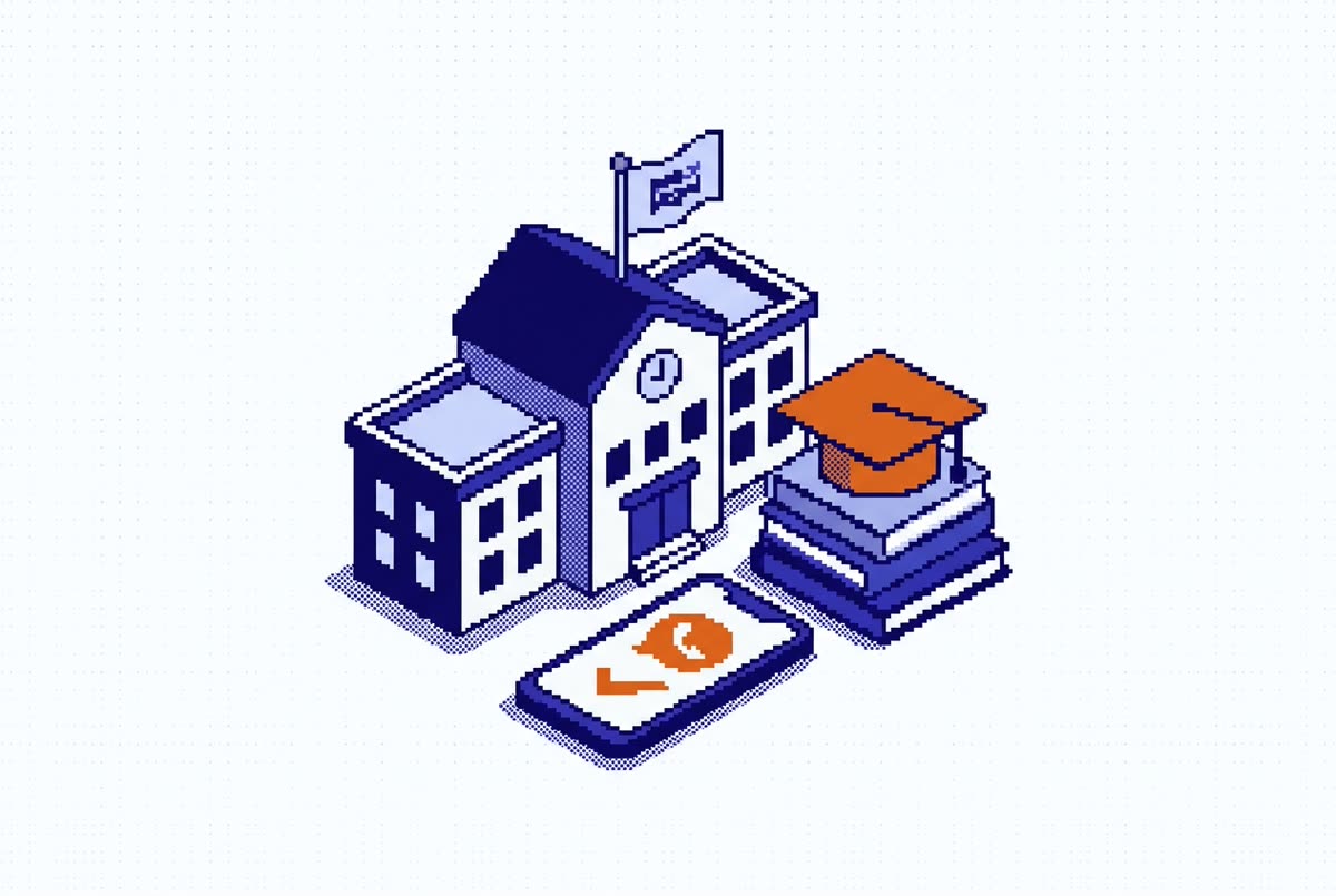 Pixel illustration for Education